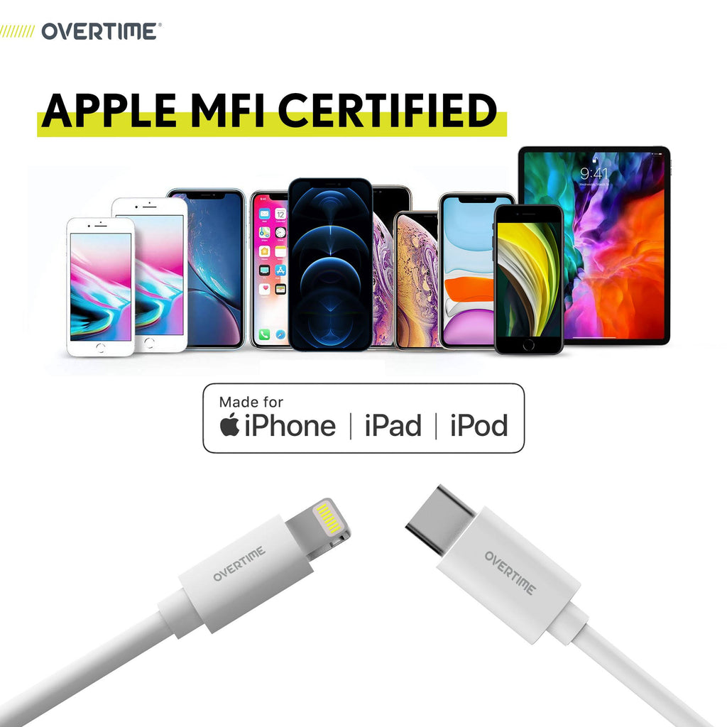 Lightning to USB-C Cable 4 Pack 6ft, 10ft P5069