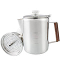 9 Cup Stainless Steel Coffee Percolator Q456369