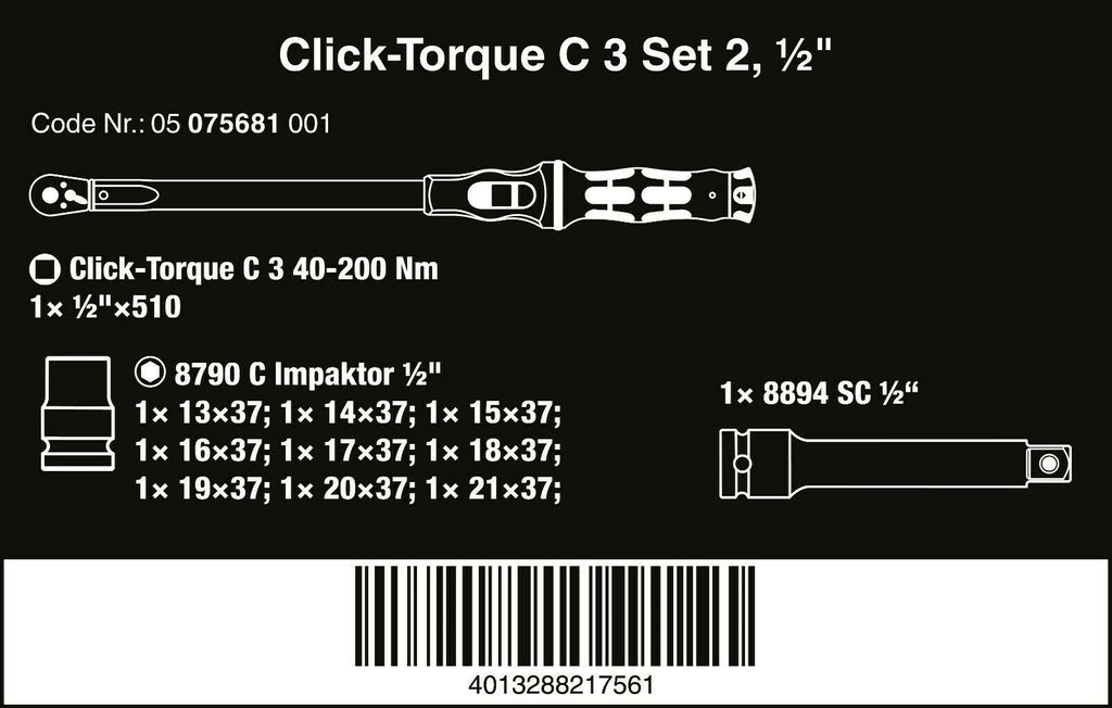 11 Piece Torque Screwdriver Set R423