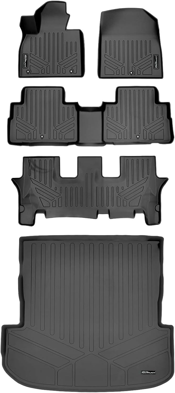 Black Custom Fit Floor Mats Set D476