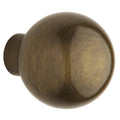 Satin Brass/Black Knob U84943