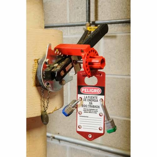 Keyed Padlock, 1-5/16x22w, pk6 Z4140