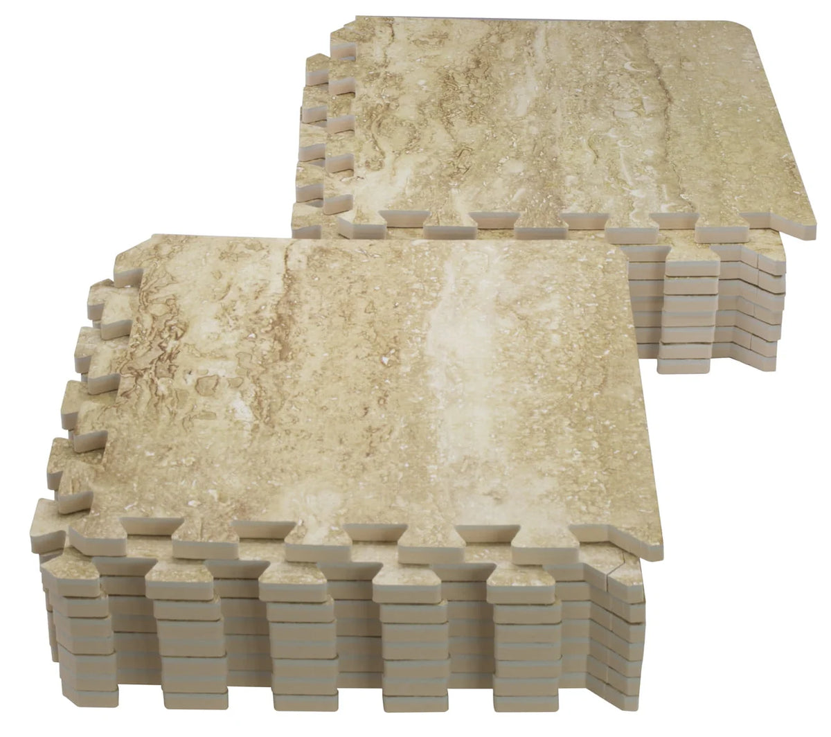 Wood Grain Interlocking Foam Floor Mats 12 x 12 Tiles Y810