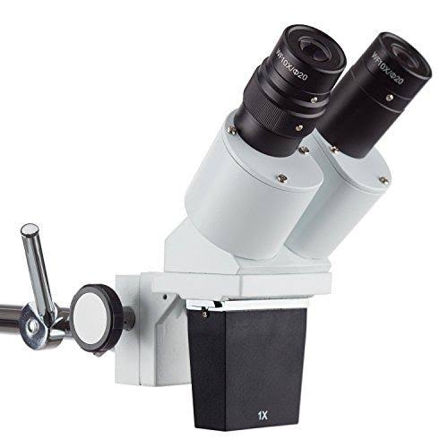 5x-10x Binocular Boom Arm Stereo Microscope with Light E371
