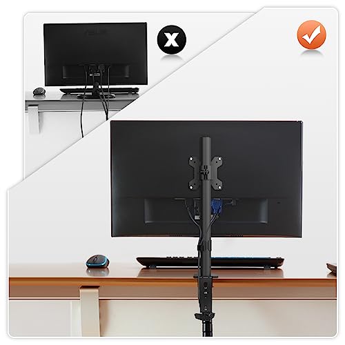 Adjustable Single Desk Monitor Mount for 13-32" Computer Screens up to 22lbs A863086