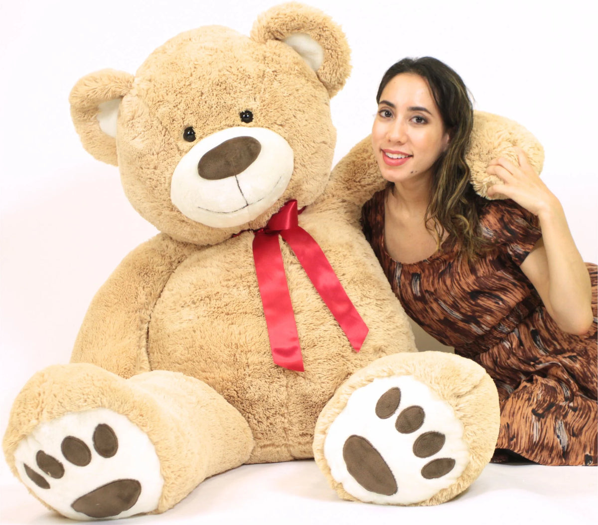 Giant Teddy Bear 60 inches Fully Stuffed Stuffed Animal T58675
