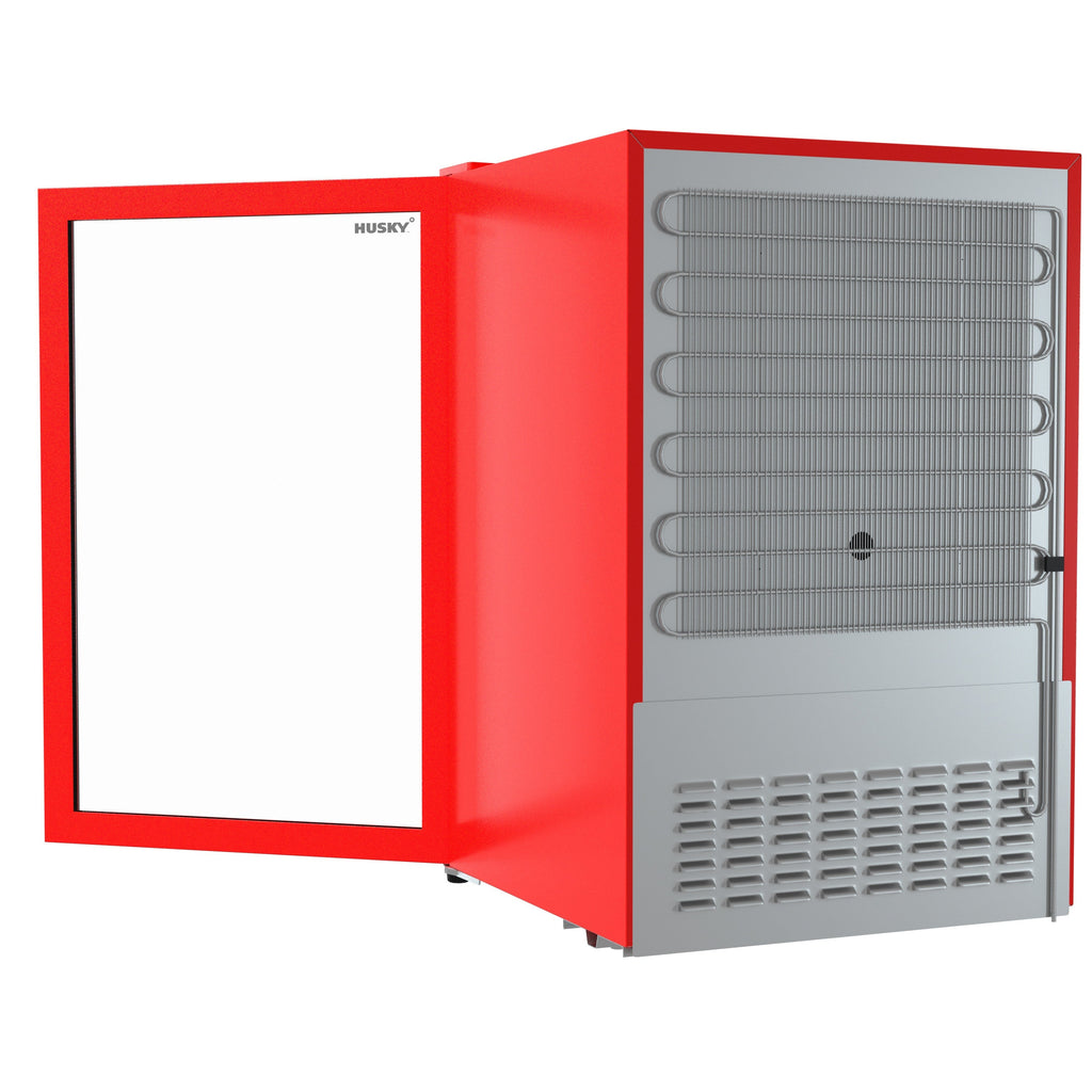 Red Freestanding Mini Fridge W714