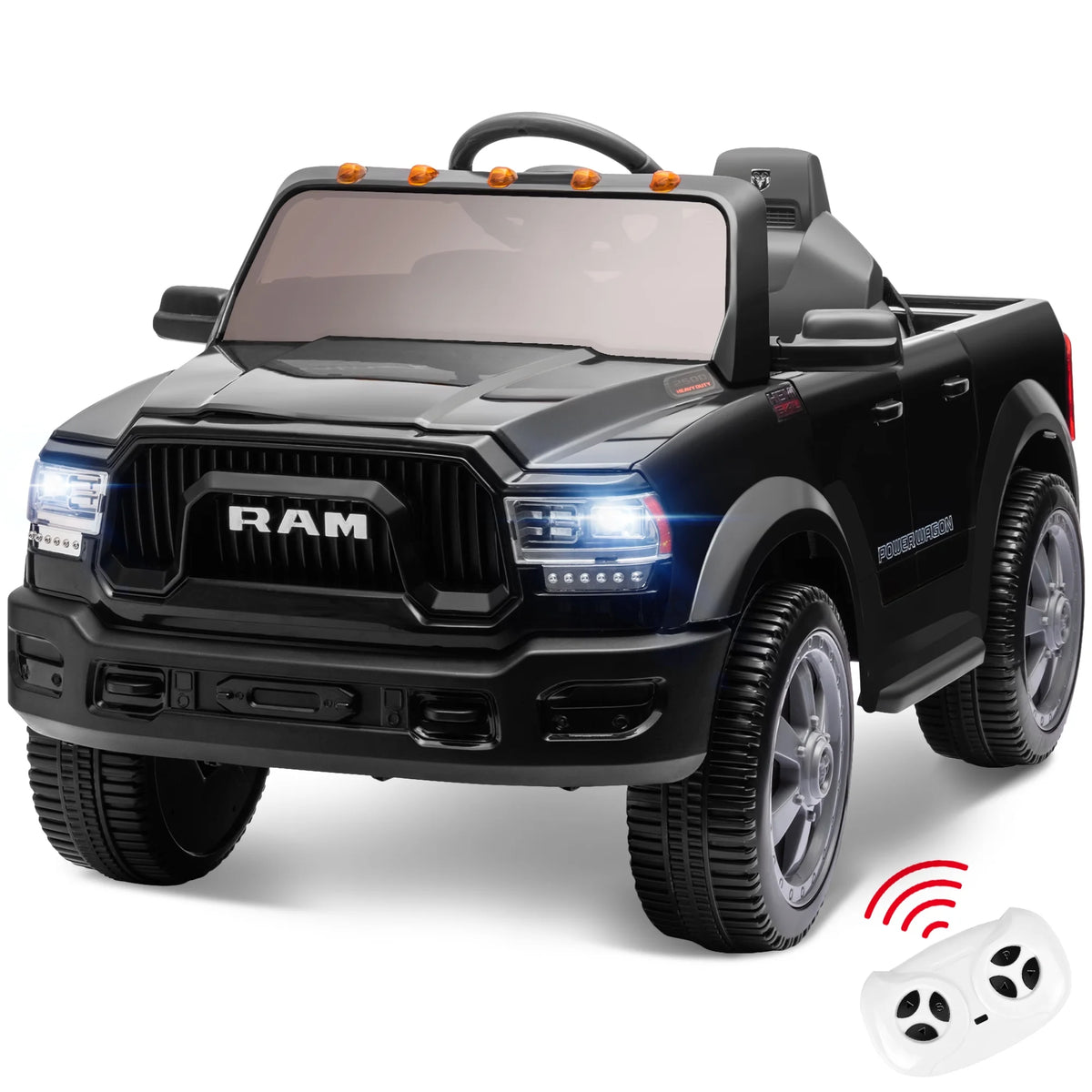 12V Powered Ride On Truck Car with Parents Remote Control, Red P3049