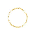 10K Yellow Gold 8" 4.5mm Figaro Chain Necklace with Lobster Lock H70443