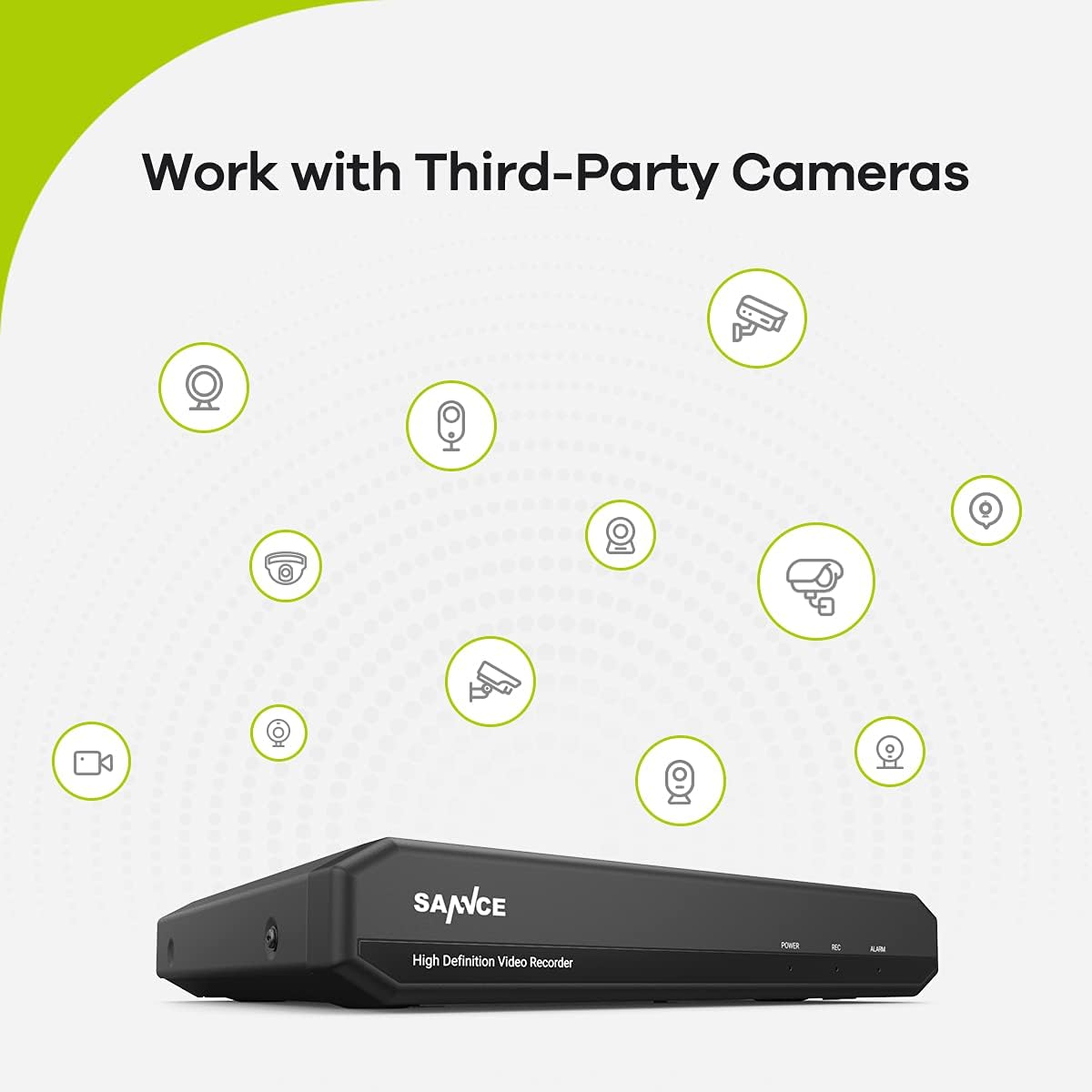 16 Channel 1080P Lite H.264+ Hybrid 5-in-1 Security DVR Recorder T9127