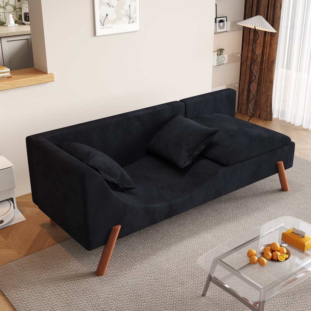 Convertible Multifunctional Chaise Longue Loveseat Sofa V3933