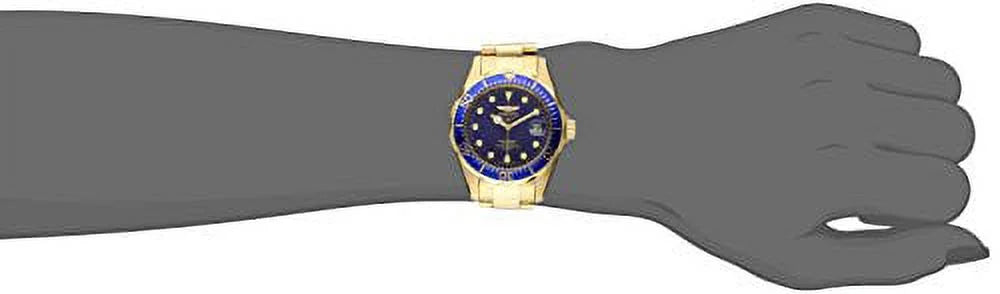Blue Dial Gold-plated Men's Watch I6854