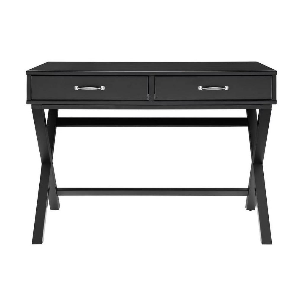 Black 2-Drawer Desk B672724