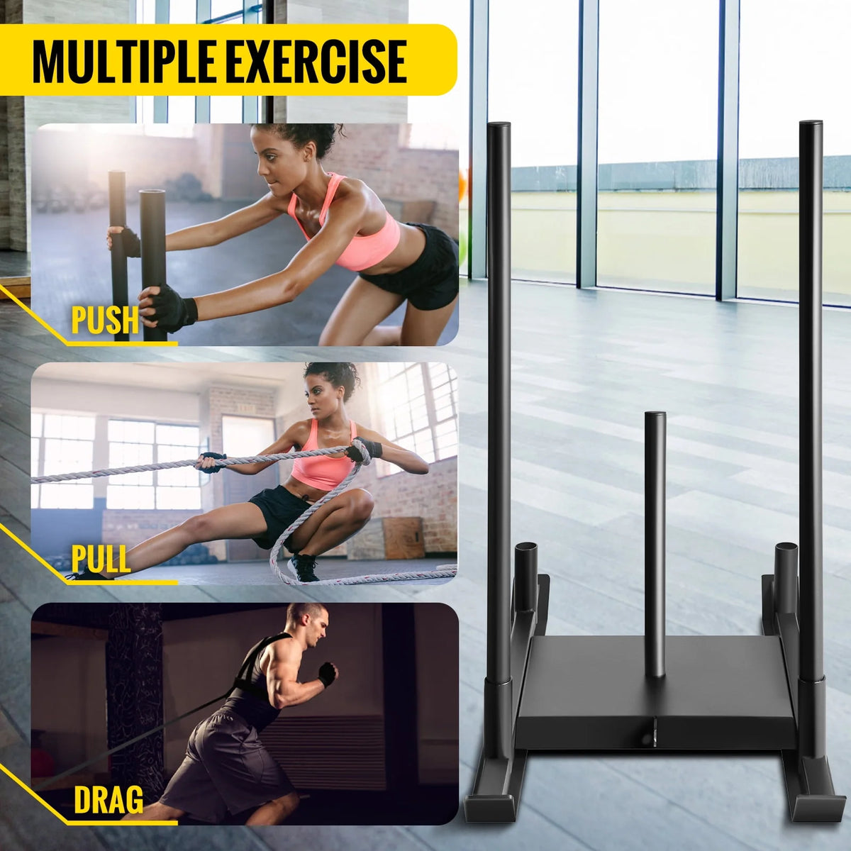 500lbs Capacity Training Sled N4256