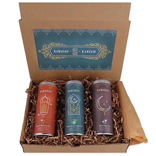 Gourmet Tea Gift Set with Three Tins of Tea V79791