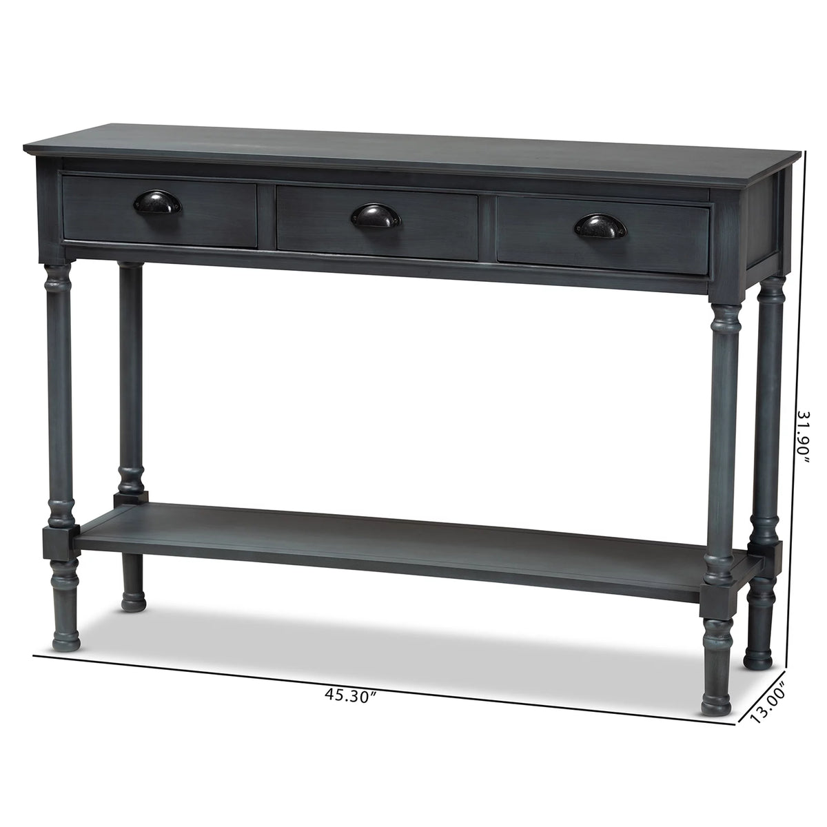 Modern Metal Console Table with Drawer O1992