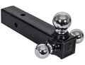 Tri-Ball Hitch with Chrome Towing Balls - 2-1/2in Receiver T2414