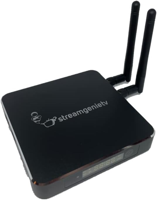 TV Stream Box with Dual WiFi Antenna and Remote D385021