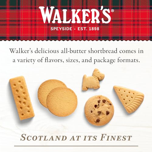 Mini Chocolate Chip Shortbread Cookies, 4.4 Oz (Pack of 6) R78160