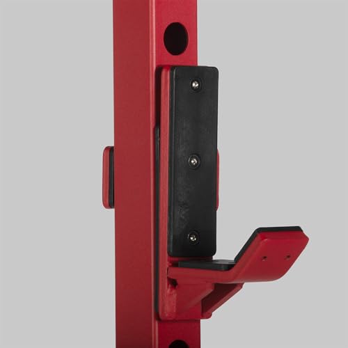 Short Power Rack with Pull Up Bar, Pin and Pipe Safeties, J-Hooks V9998