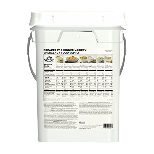 4 Gallon Emergency Food Supply Pail H783