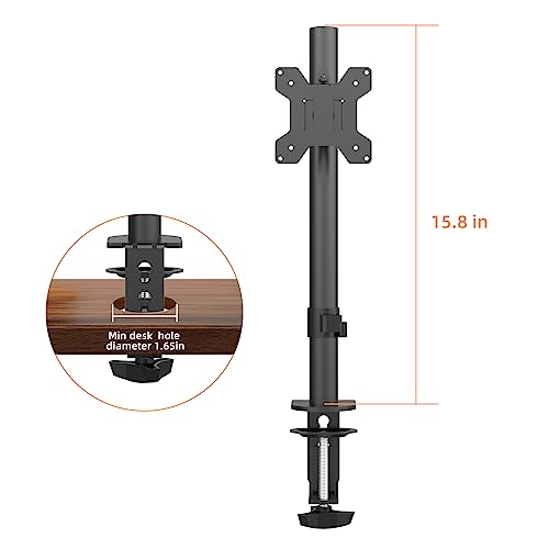 Adjustable Single Desk Monitor Mount for 13-32" Computer Screens up to 22lbs A863086