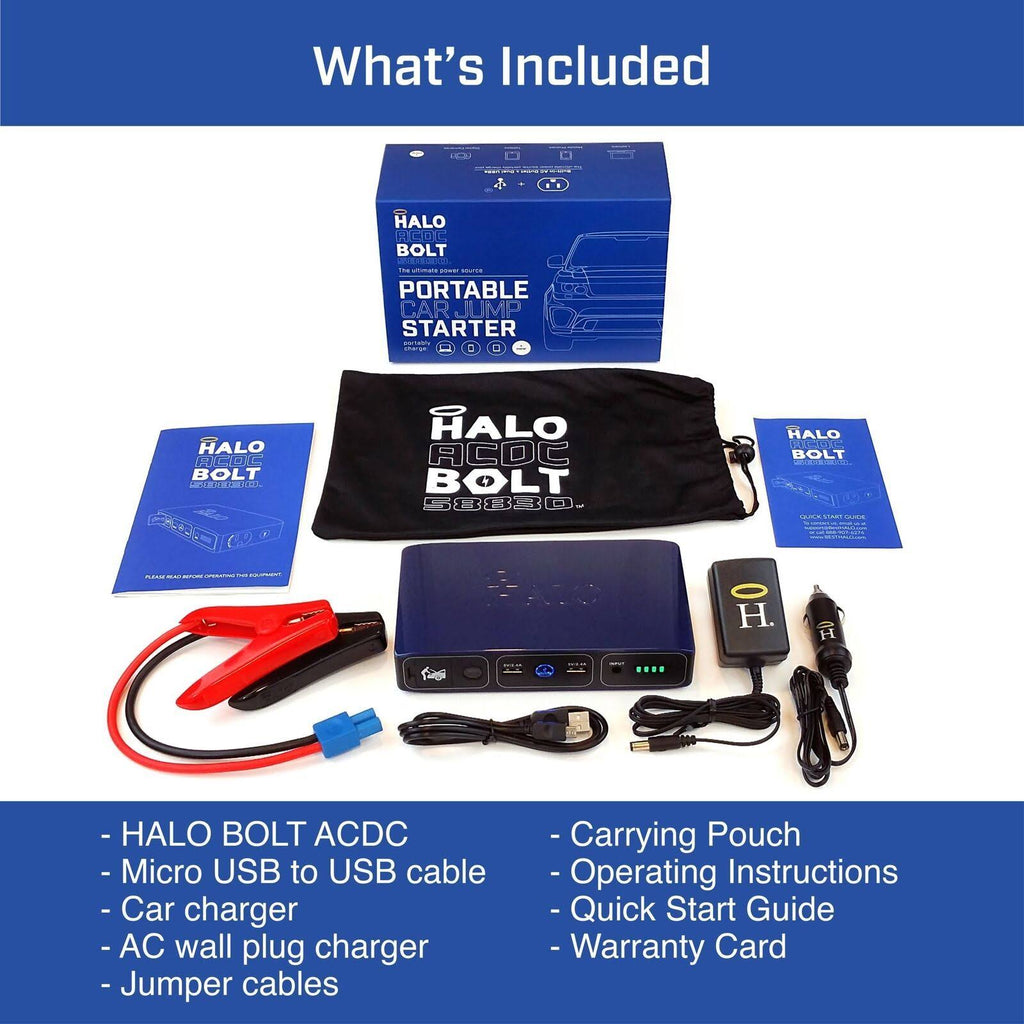 Gold Portable Phone Laptop Charger Car Jump Starter with AC Outlet Z88469