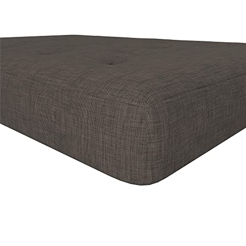8-Inch Pocket Spring Coil Futon Mattress, Full, Taupe Gray C50170