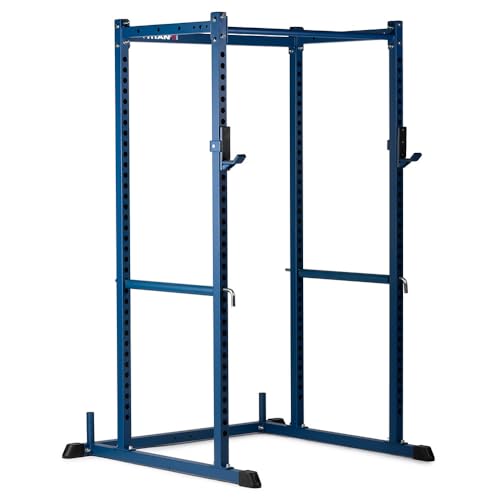 Short Power Rack with Pull Up Bar, Pin and Pipe Safeties, J-Hooks V9998
