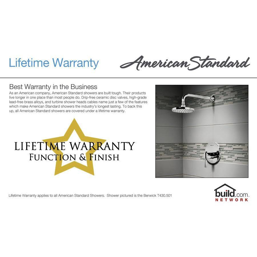 3-Handle Bath and Shower Polished Chrome B22376