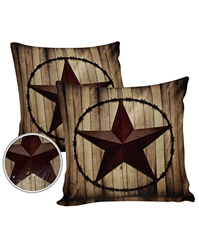 18x18Inch Set of 2 Polyester Waterproof Throw Pillow Covers F349