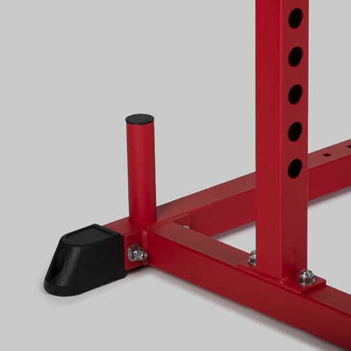 Short Power Rack with Pull Up Bar, Pin and Pipe Safeties, J-Hooks V9998