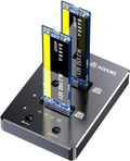 Dual-Bay NVME/SATA SSD Enclosure with Offline Clone Y38577
