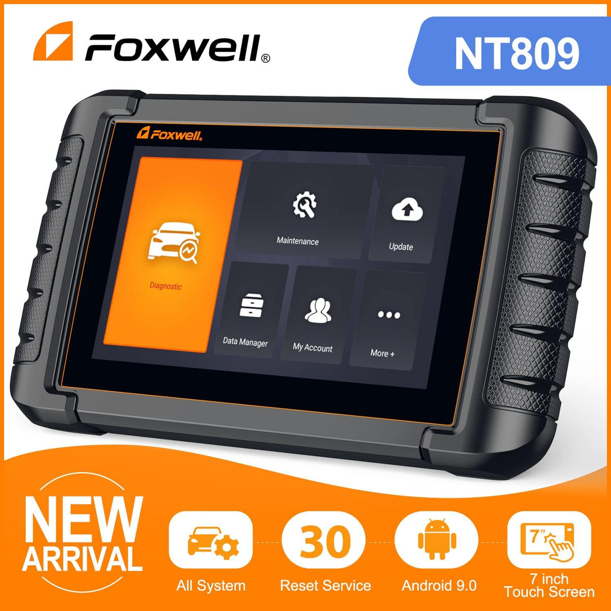 Bidirectional Scan Tool OBD2 Scanner with 30 Service Reset U648839