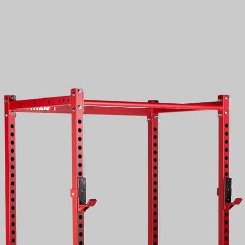 Short Power Rack with Pull Up Bar, Pin and Pipe Safeties, J-Hooks V9998