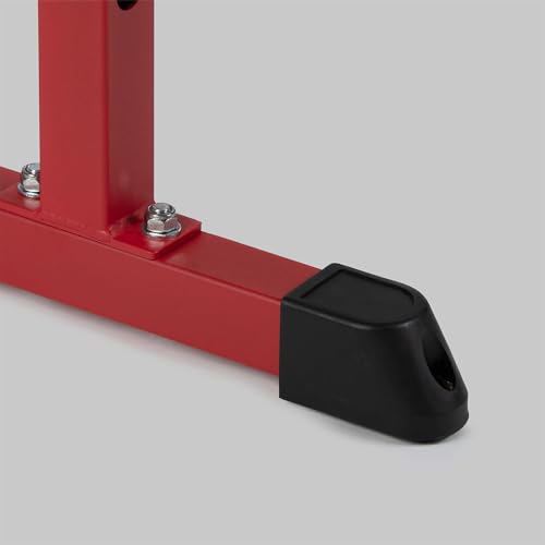 Short Power Rack with Pull Up Bar, Pin and Pipe Safeties, J-Hooks V9998