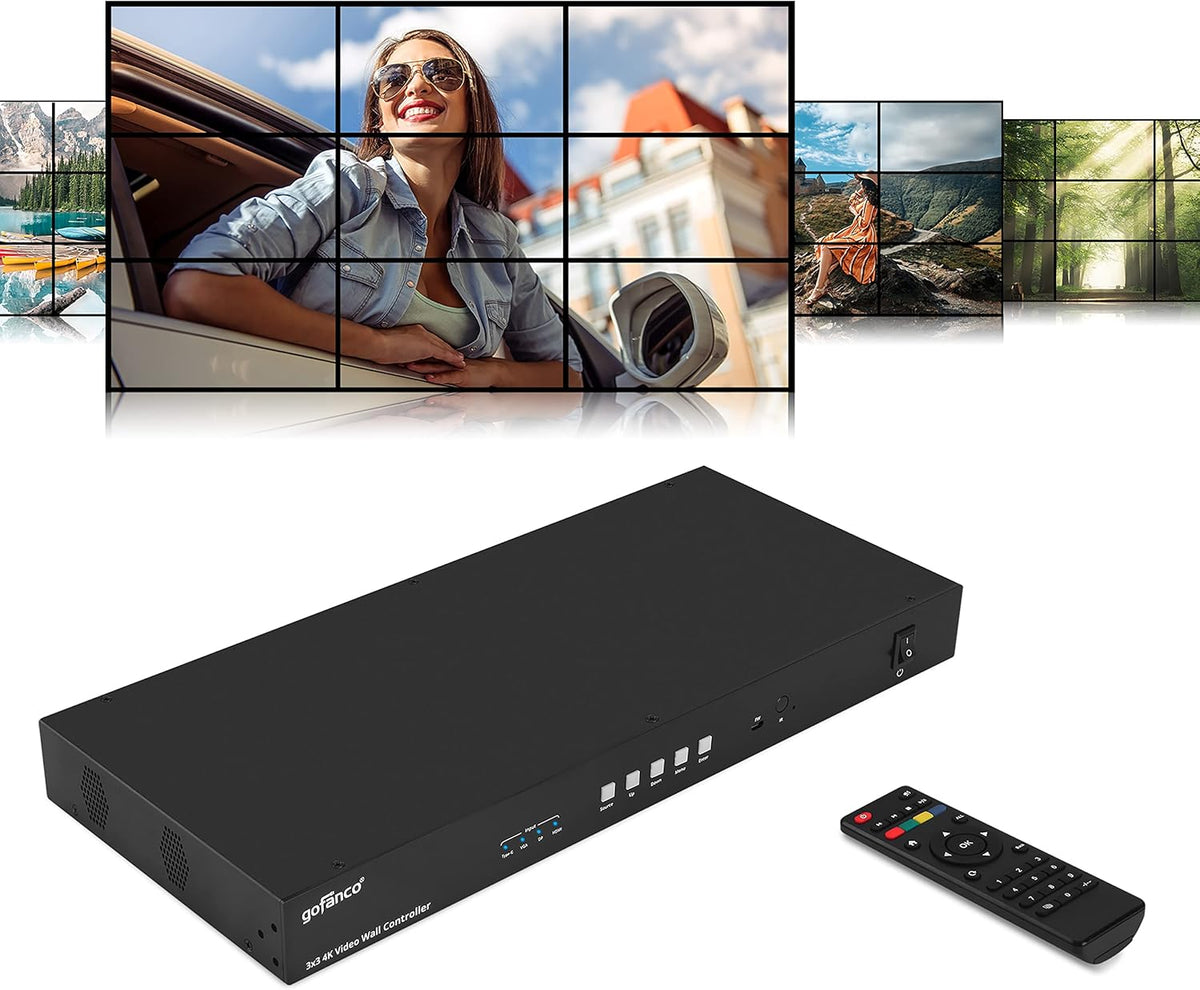 2x2 Video Wall Processor Controller F464