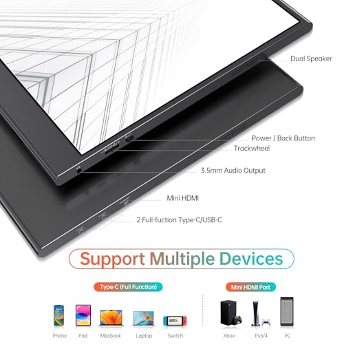 15.6-inch 1080P USB-C HDMI IPS Portable Monitor Q78183