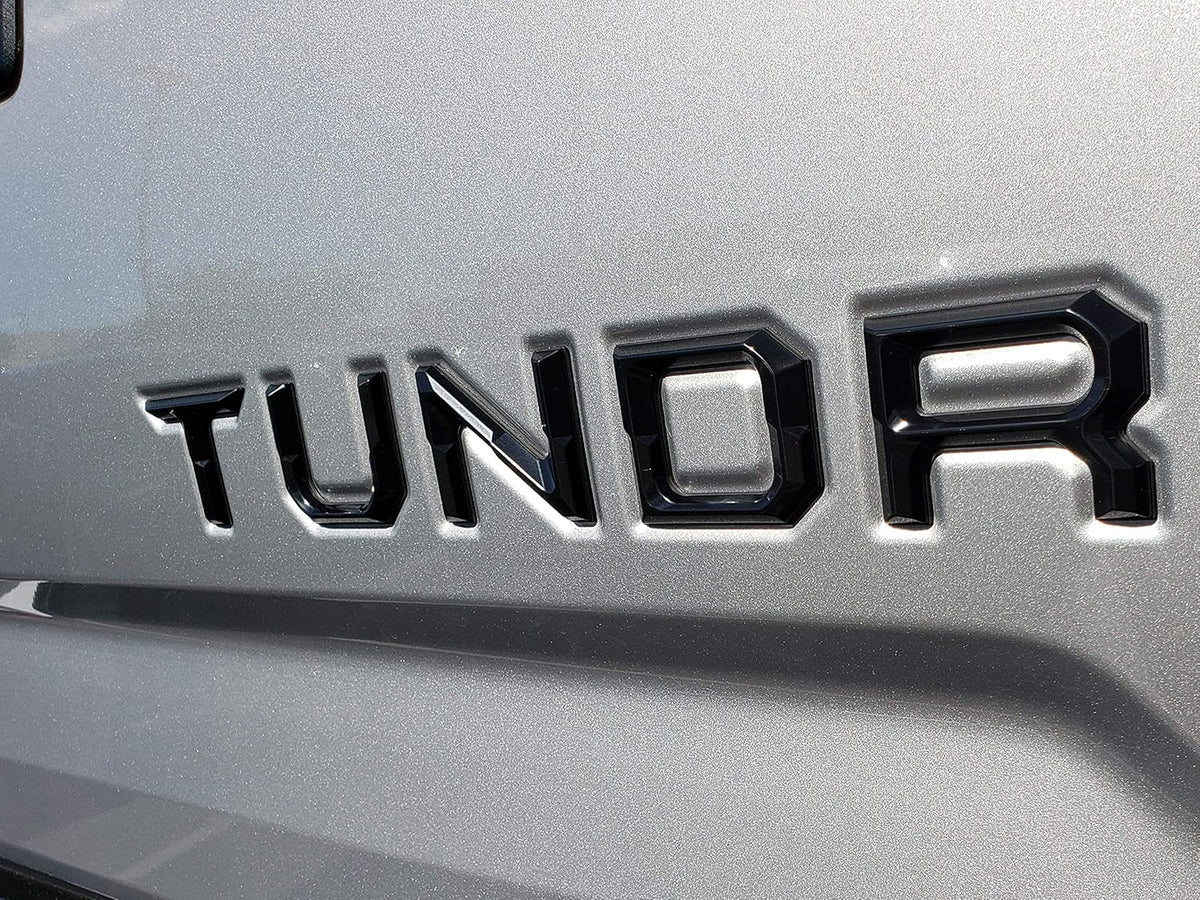 Matte Black Tailgate Insert Letters K2368