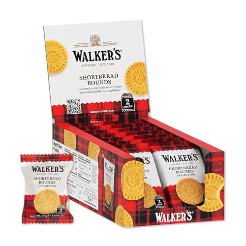 Mini Chocolate Chip Shortbread Cookies, 4.4 Oz (Pack of 6) R78160