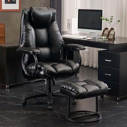 Dark Brown High Back Ergonomic PU Leather Office Chair Z2908