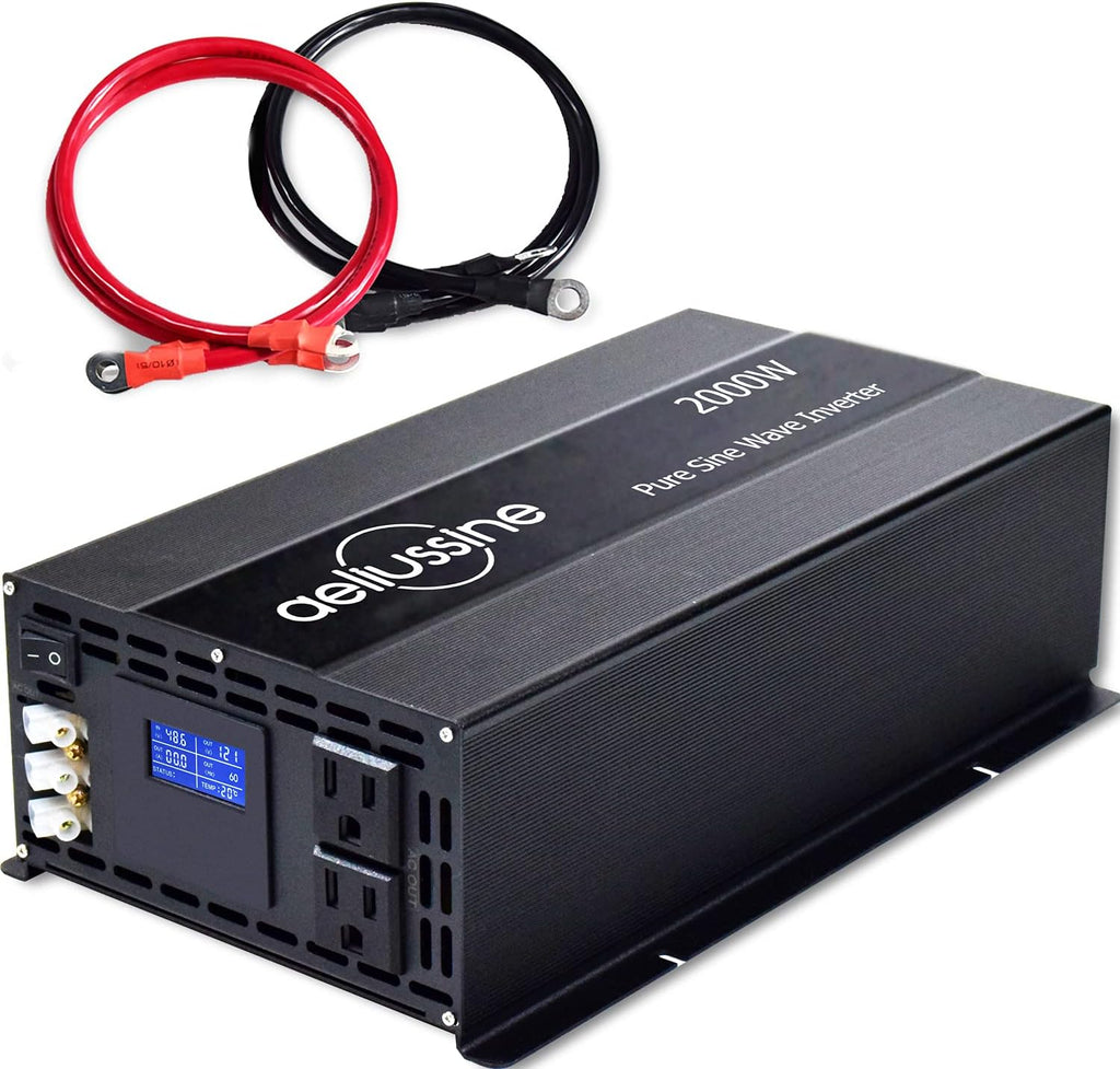 3000 watt Pure Sine Wave Power Inverter 24v to 110v 120v Y782600
