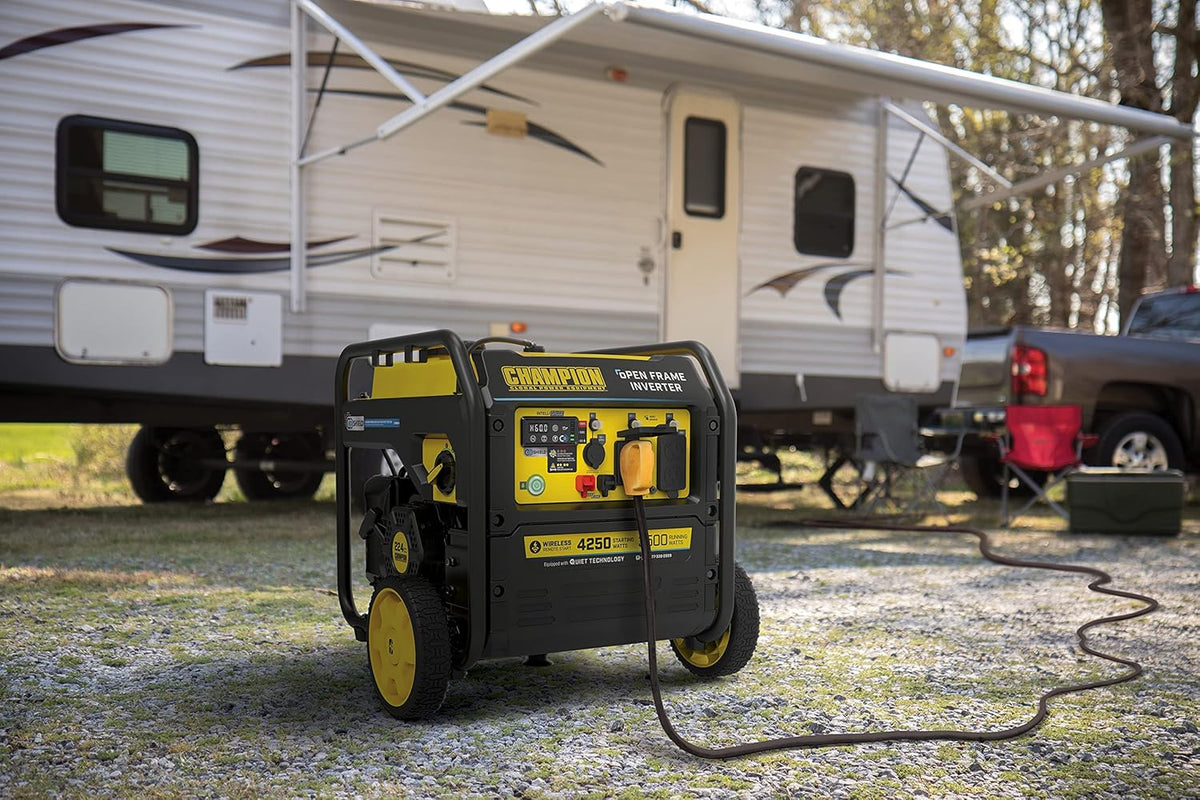 4250-Watt Wireless Remote Start Open Frame Inverter Generator W358