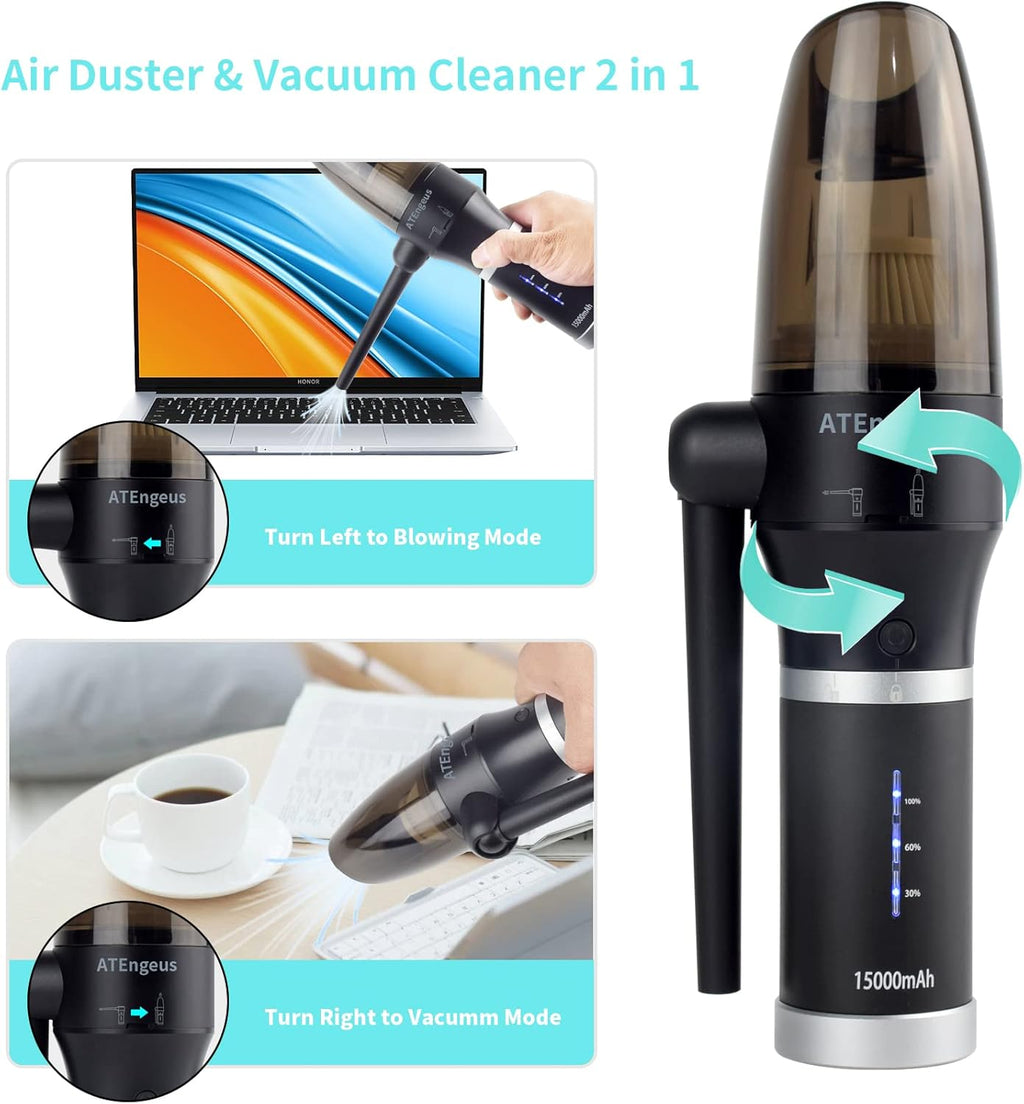 3 in 1 Cordless Compressed Air Duster & Vacuum G11049