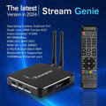 TV Stream Box with Dual WiFi Antenna and Remote D385021