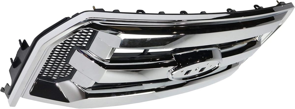 Chrome Shell/Textured Black Insert Three Bar Style Grille Assembly P150