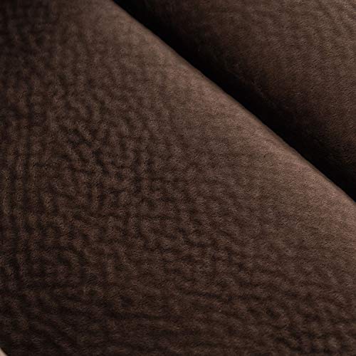Triple Motor Power Lift Recliner Chair Sofa with Adjustable Headrest, Fabric (Brown) C47400