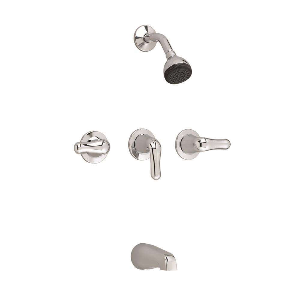 3-Handle Bath and Shower Polished Chrome B22376