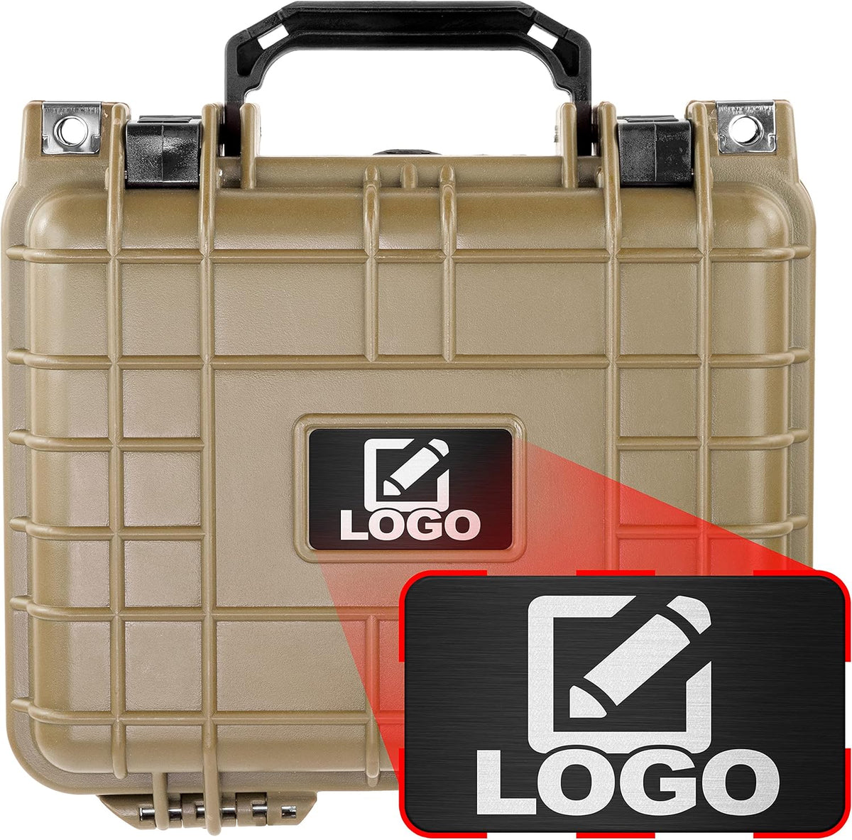 Small Waterproof Hard Camera Case with Foam Z3223