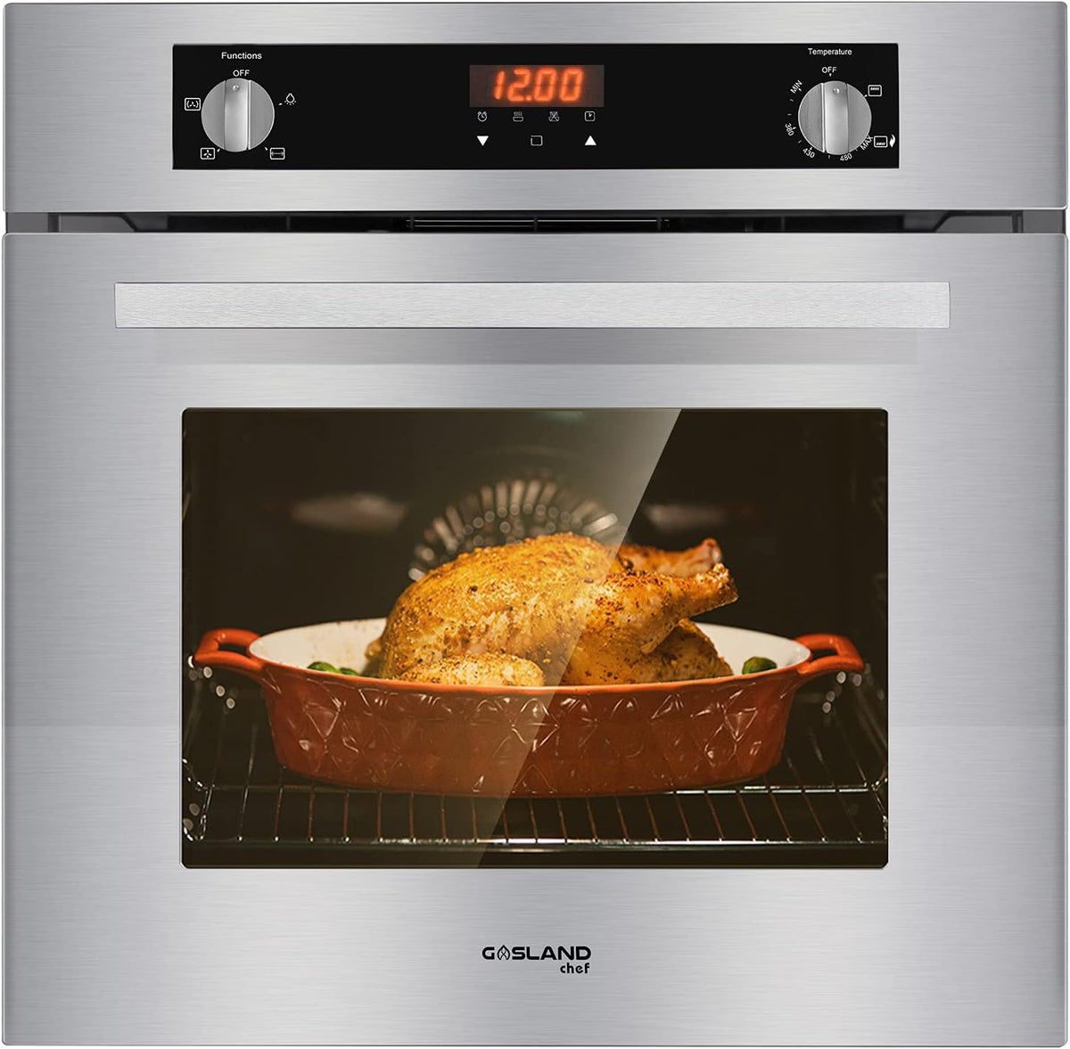 24 Built-in Gas Wall Oven with Rotisserie T8087